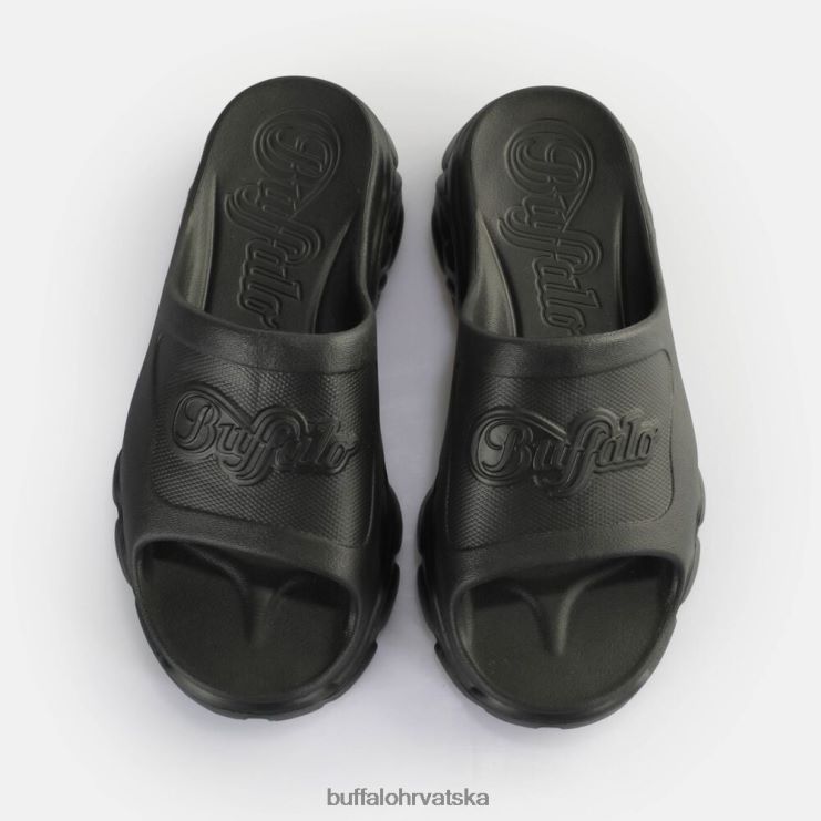 crno Buffalo cld slide vegan |slajdova TDD6T293